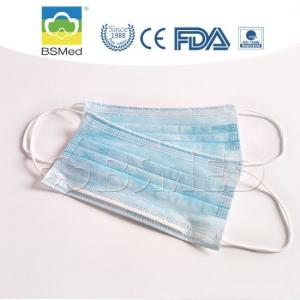 China Hospital Disposable Non Woven Cotton 3 Ply Earloop Type Face Masks wholesale