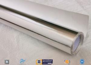 China 0.018 Inch Waterproof Aluminium Foil Fiberglass Fabric Flexible Hose Heat Shield wholesale