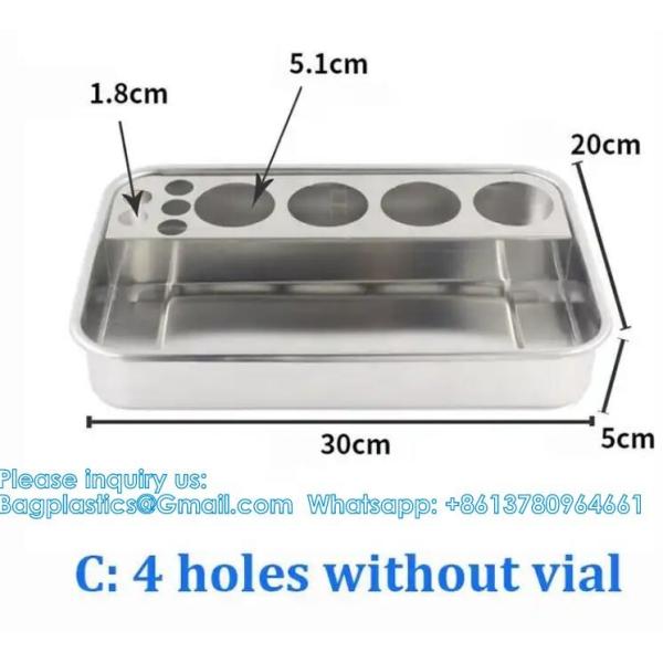 304 Stainless Steel Dental Instruments Tray Surgical Instrument Treatment Plate