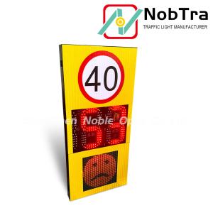 Buy cheap Solar Powered Radar Speed Signs With LED Display Weatherproof and Remote from wholesalers