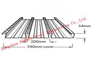 China Bondek Alternative Structural Steel Deck For Concrete Construction Formworks wholesale