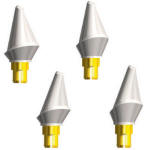 Nobel Biocare Replace® Titanium Temporary Abutment Compatible with NP 3.5mm/ RP 4.3mm/ WP 5.0mm(Engaging & Non-Engaging