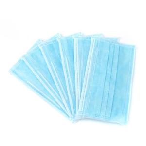 China Breathing Disposable Non Woven Face Mask 3 Ply Elastic Earloop Disposable Face Mask wholesale