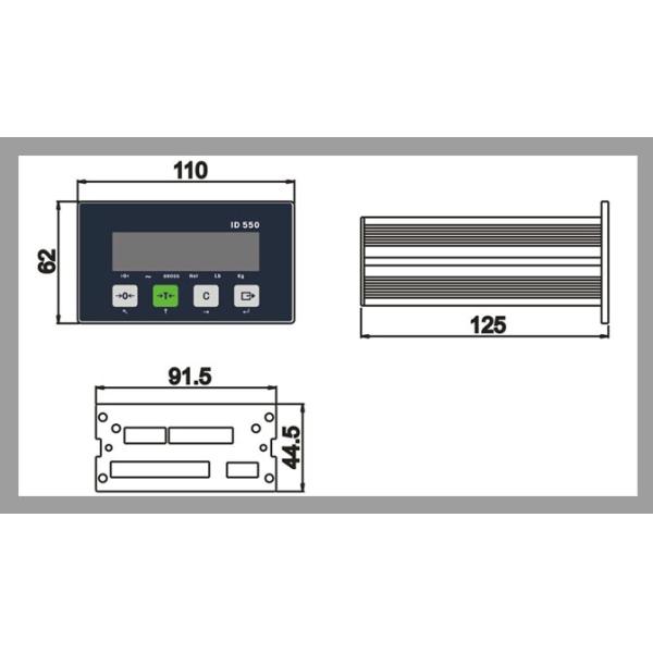 LED Display 200Hz ADC Speed Process Control Indicators, Electronic Weighing Indicator