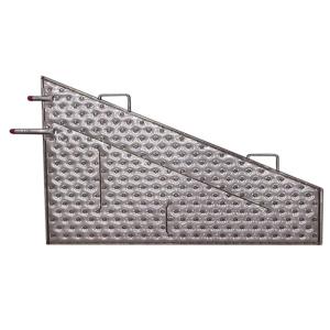 Buy cheap DIN Laser Welded 2205 Stainless Steel Dimple Plate from wholesalers