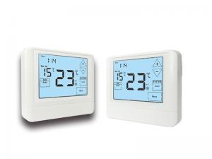 China Electric Water Heating HVAC Thermostat With Touch Screen Energy Saving on sale