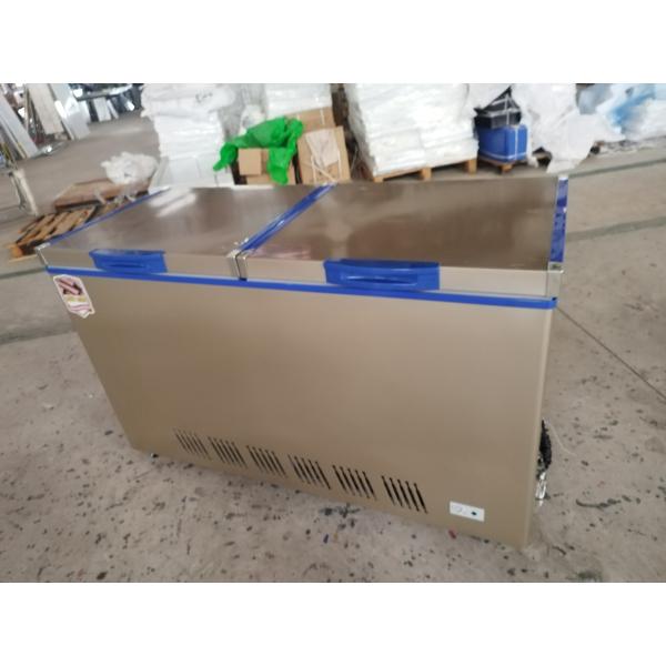 220V Commercial Ice Cream Display Chest Freezer Large capacity