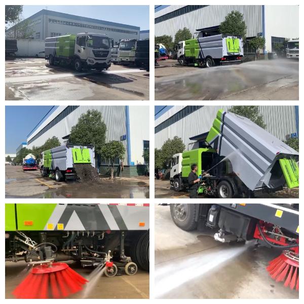 Powerful Truck Mounted Sweeping Machine For Large Scale Cleaning