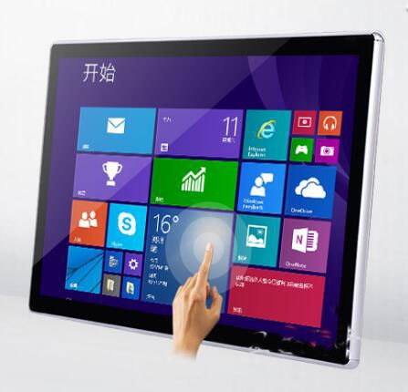 4K UHD 49" 50" inch capacitive touch screen panel display embedded Android or Win10/11 PC support DP VGA DVI input
