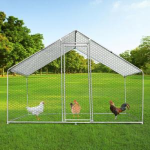 Easy Assembly 1mm Hot Galvanized Chicken Run Kennel