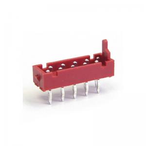 China WCON 1.27mm Mrc Wire To Board Connector 500V 1.0 Amp With Red Wiring Head wholesale