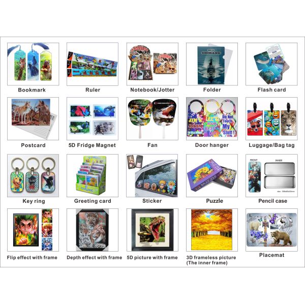 Puppies And Kittens bookmark for reader 3D Lenticular Bookmark Promotions