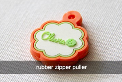 Customized Shape Plastic Zipper Puller , Outdoor Zipper Slider Puller