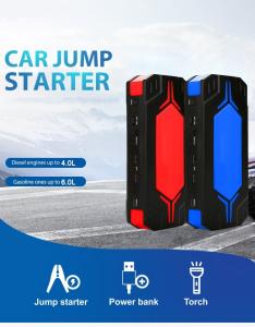 China A42 12V Car Battery Jump Starter Power Packs Booster Portable USB Charger wholesale