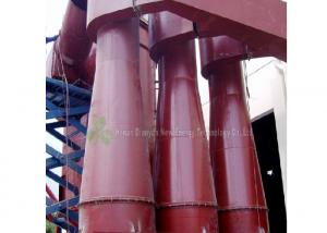China Red Cyclone Dust Separator Collector / Cement Dust Collector Filter Long Using Life wholesale