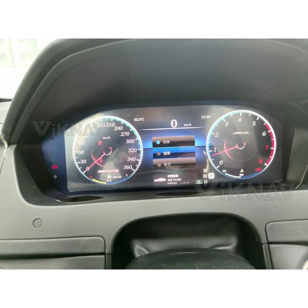 VIKNAV 12.3" Digital Speedometer For Mercedes Benz C-Class W204 2008-2011