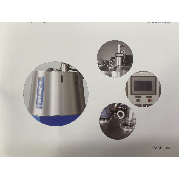 Industrial Continuous Centrifuge Separator 11000L/H For Drading System