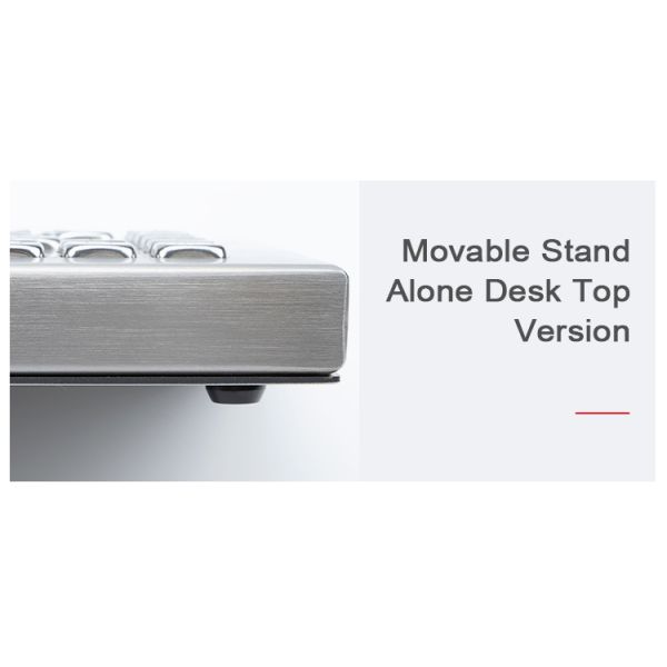 Water Resistant Keyboard Stainless Steel Rugged Wired Operation For Desktop