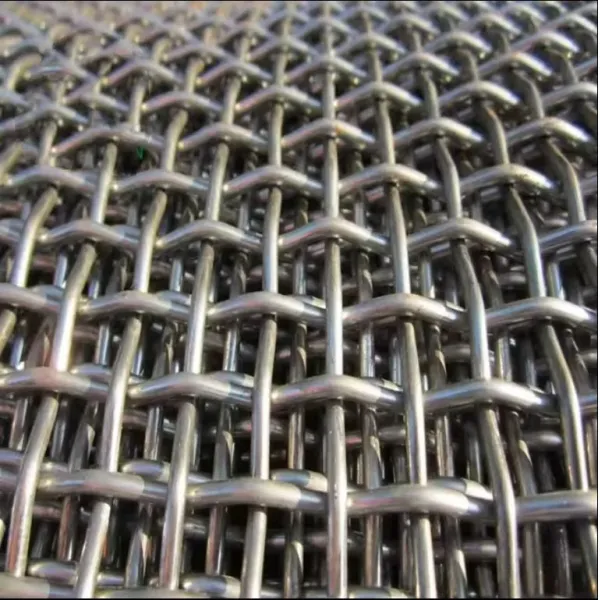 High Carbon Steel Quarry Vibrating Screen Mesh For Mining Equipment Crimped Wire Mesh