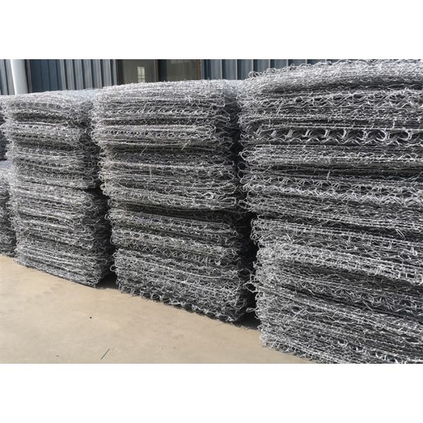Heavy Zinc Hexagon Gabion Mesh Baskets 2.8mm Stone Filled Wire Mesh Wall