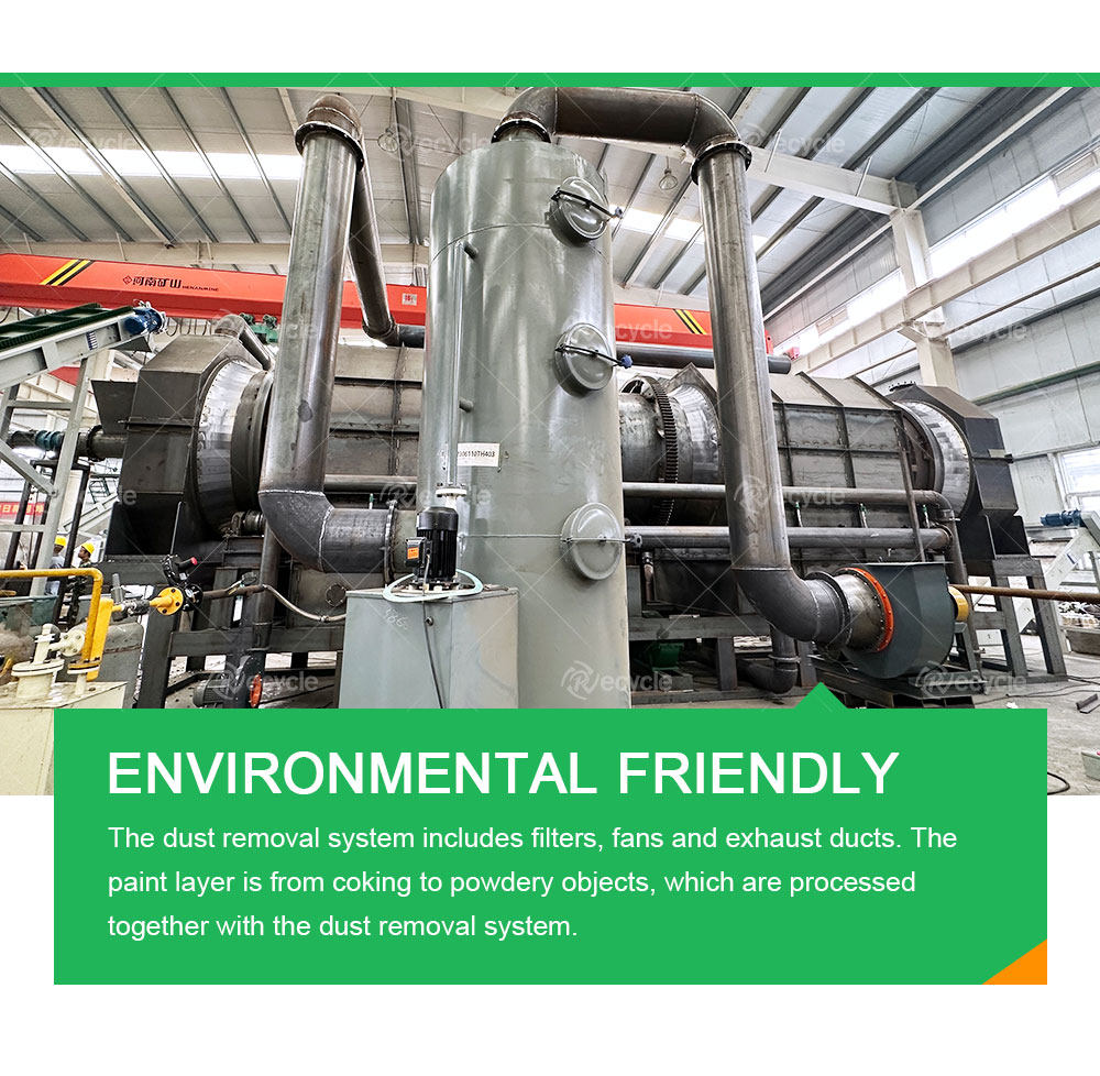 Aluminum Cans Paint Removal Machine Continuous UBC Decoating Equipment