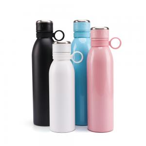 China Best Seller Drinkware Custom Printed Vacuum Flask Double Wall Stainless Steel Insulated Ring water bottle on sale