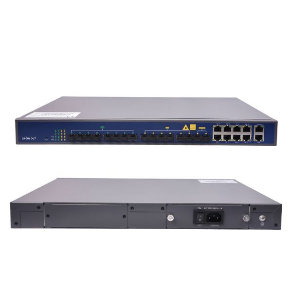 FTTH PON 10GE SFP+ PORT GPON 4/8 Port EPON OLT
