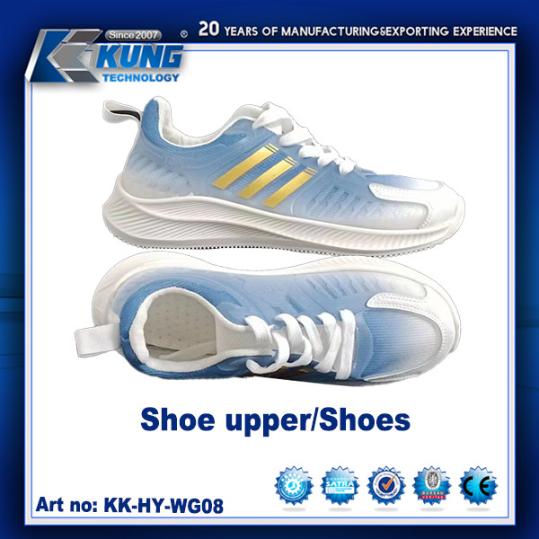 Customized High Elastic Breathable Children Shoes Upper Non Slip