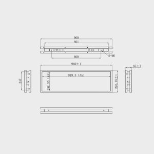 37.6 Inch Bar Type Display Dual-sided Screen Bus Station Application Outdoor
