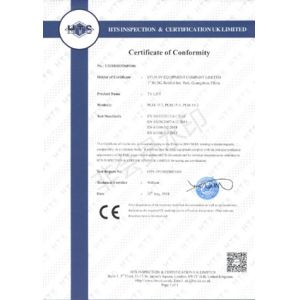 Lyln AV Equipment Company Limited Certifications