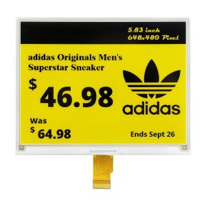 China 5.83 Inch E Paper Display Module 648x480 Paper Display Screen 3V Driver ICJD79686 wholesale