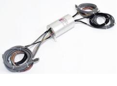 1000M Ethernet Rotating Electrical Connector Slip Ring 10 Circuits For Automatic Equipment