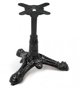 China Black Powder Coated Table Legs , Metal Dining Table Base ISO9001 Listed wholesale