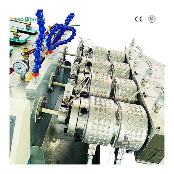 110kW Power Sino-HS 3 Layer PVC Pipe Making Machine / HDPE Pipe Machine / PPR Pipe Machine
