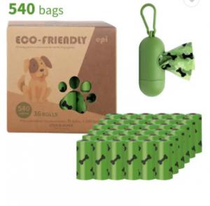 China Eco Friendly Pet Waste Bag Disposal Biodegradable Compostable Dog Waste Bags on sale