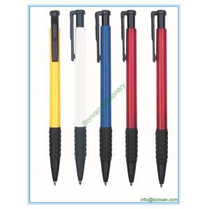China advertising hotel ball point pen with rubber grip wholesale