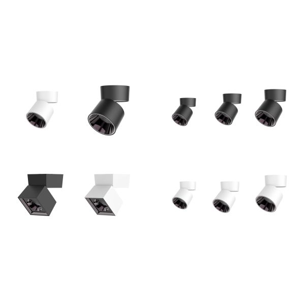 LED Down Spot Light Ceiling Surface Mount 7W 12W 18W With Smart Dimming For Church School Classroom