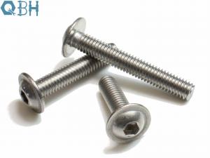 China Button Flanged Socket Head Cap Screw Stainless Steel 304 316 ISO 7380-2 on sale