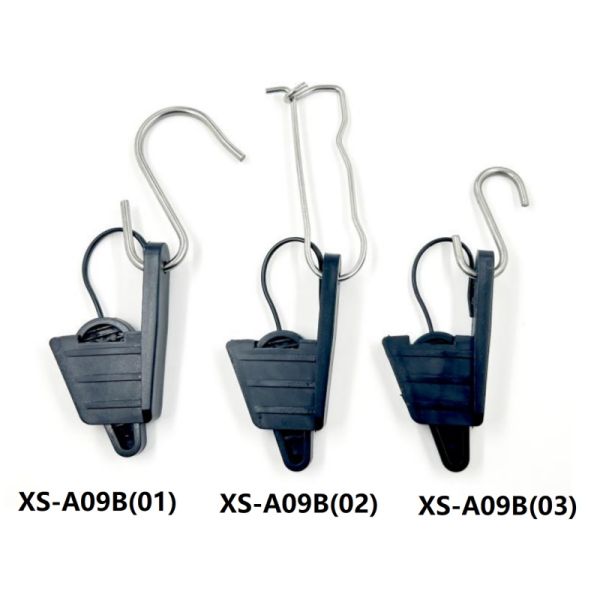 XS-A09B 01 Model Series S-hook Cable Clamps Perfect for All Types of Fibre Optic Cables