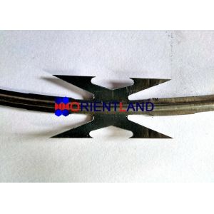 Buy cheap CBT-60 Galvanized Concertina Barbed Tape Razor Wire Hight Tensile from wholesalers