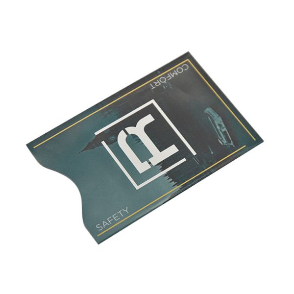 Paper RFID Blocking Credit Card Holder , Small RFID Blocking Credit Card Protector