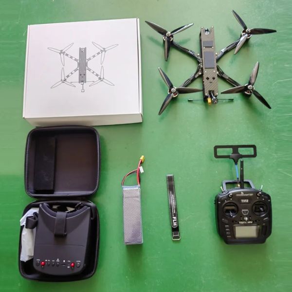 7/9/10 Inches Racing Quadcopter Drone Kit with Night Vision Camera 900Kv Motor 20 Km Flight Range Remote Control FPV Drone