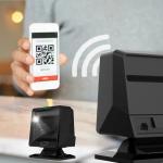 1D 2D QR Automatic Omnidirectional Desktop Hands-Free USB Wired Barcode Scanner