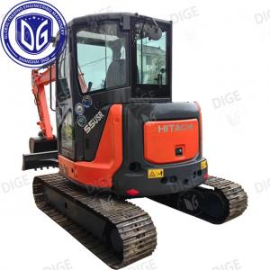 China ZX55 5.5 Ton Used Hitachi Excavator Perfectly Competent Light Duty Operation wholesale