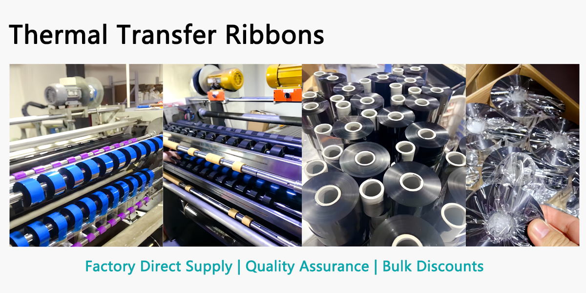 110mm Thermal Transfer Barcode Ribbon High Accuracy Environmental Friendly