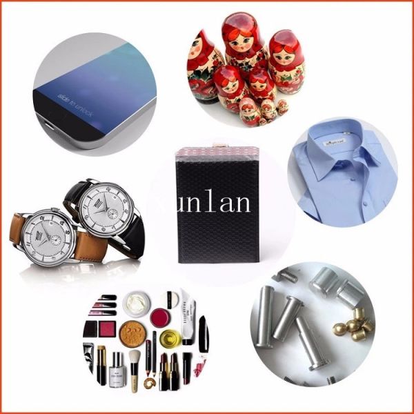 2 Sealing Sides Printed Bubble Mailers Waterproof 6x9 Multi Color Gloss For Shipping