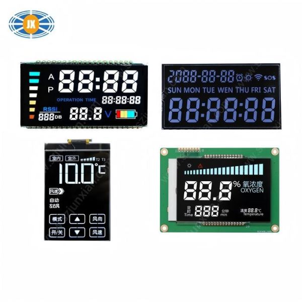 VATN Display 100cd/m2-500cd/m2 Custom LCD Segment Display