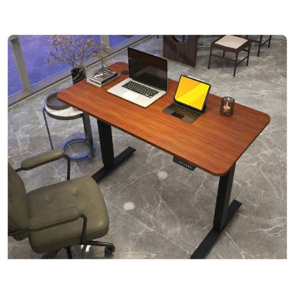 Quality Adjustable Height Office Desk Extendable Computer Table with Wood Style Panel Design for sale