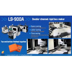 Double-Station Fully Intelligent Automatic Rigid Box Box Making Machine for