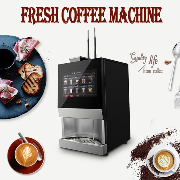 15.6" Touch Screen Automatic Drink Office Coffee Vending Machine CE